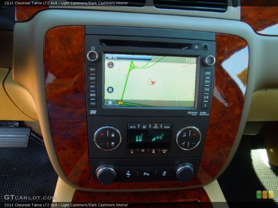 Light Cashmere/Dark Cashmere Interior Navigation for the 2013 Chevrolet Tahoe LTZ 4x4 #68403189