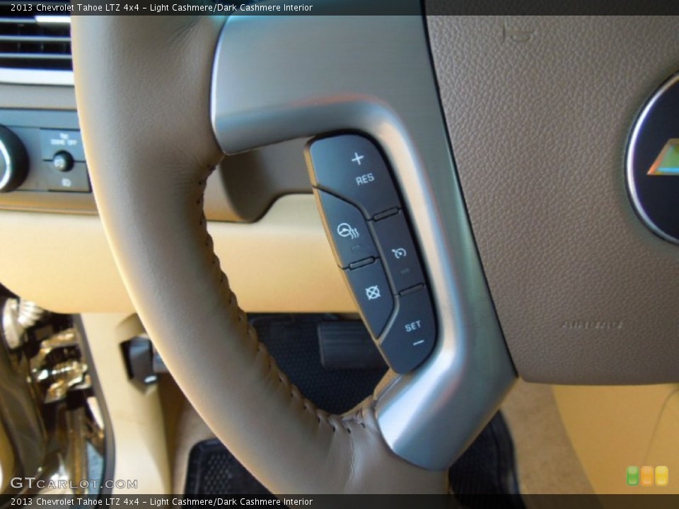 Light Cashmere/Dark Cashmere Interior Controls for the 2013 Chevrolet Tahoe LTZ 4x4 #68403195
