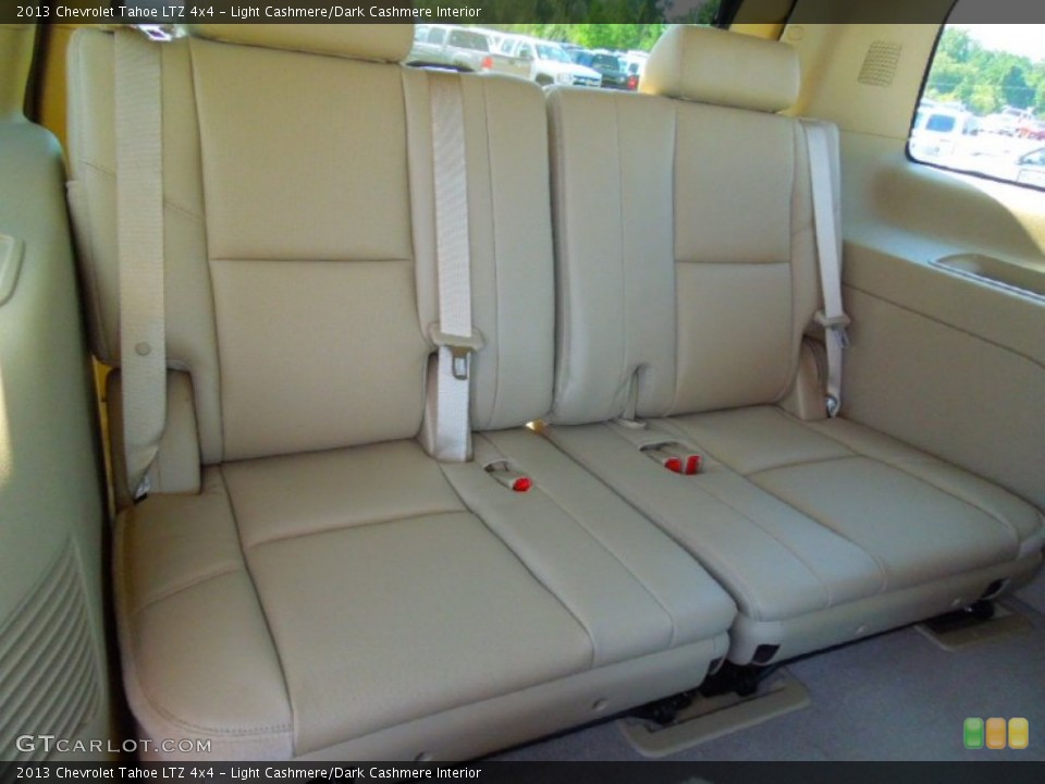 Light Cashmere/Dark Cashmere Interior Rear Seat for the 2013 Chevrolet Tahoe LTZ 4x4 #68403219