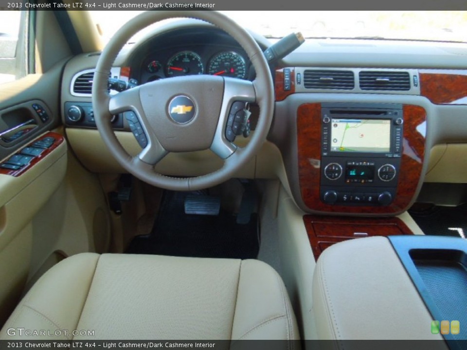 Light Cashmere/Dark Cashmere Interior Dashboard for the 2013 Chevrolet Tahoe LTZ 4x4 #68403300