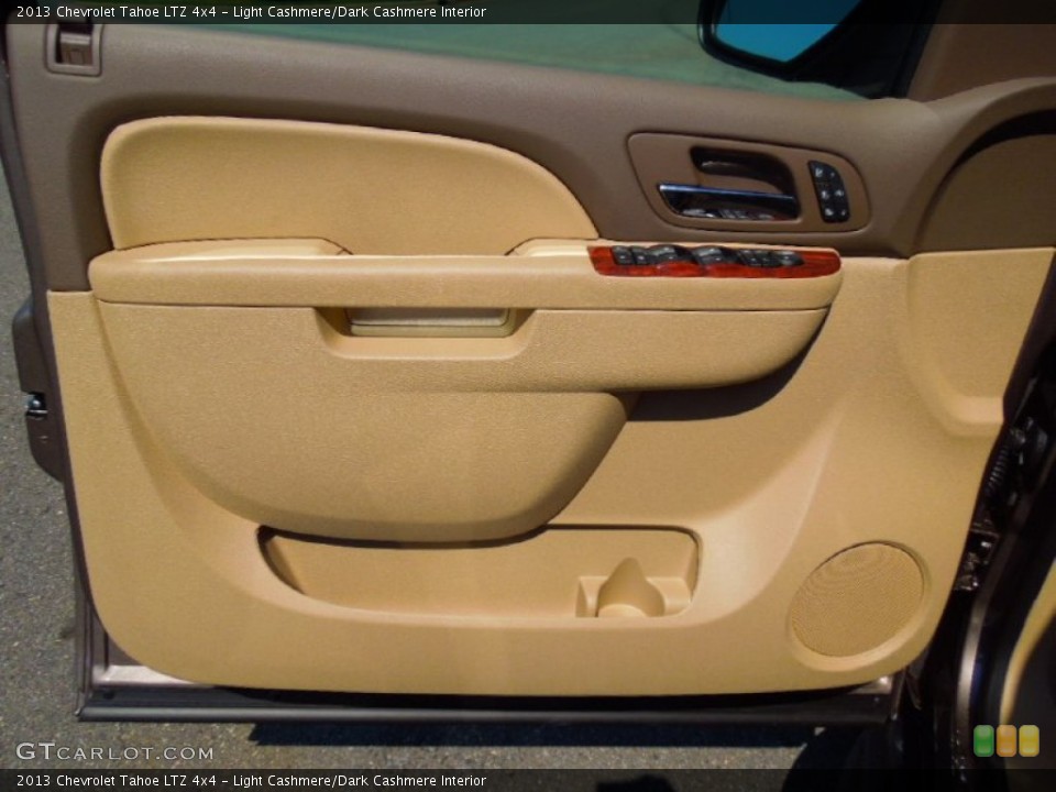 Light Cashmere/Dark Cashmere Interior Door Panel for the 2013 Chevrolet Tahoe LTZ 4x4 #68403366