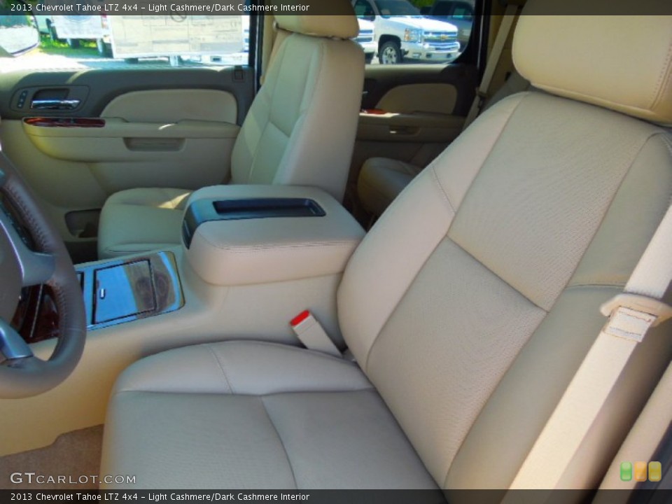 Light Cashmere/Dark Cashmere Interior Front Seat for the 2013 Chevrolet Tahoe LTZ 4x4 #68403453