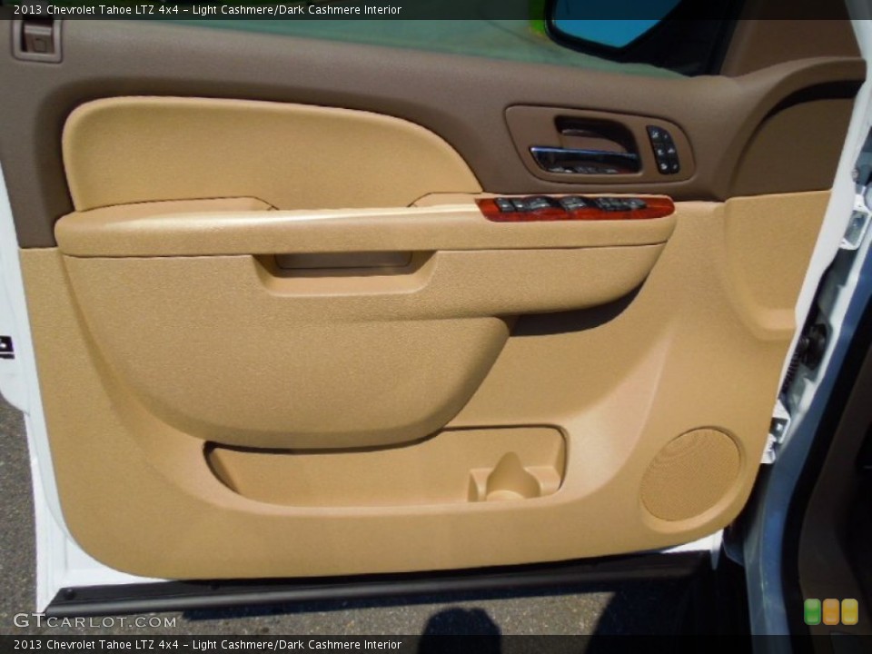 Light Cashmere/Dark Cashmere Interior Door Panel for the 2013 Chevrolet Tahoe LTZ 4x4 #68403456