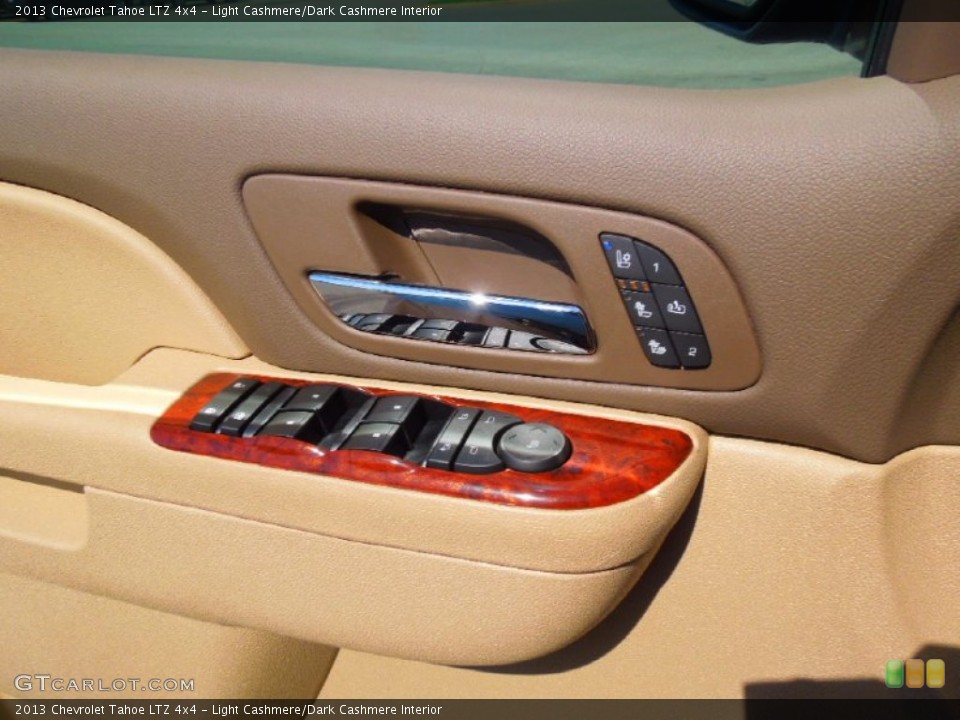Light Cashmere/Dark Cashmere Interior Controls for the 2013 Chevrolet Tahoe LTZ 4x4 #68403459