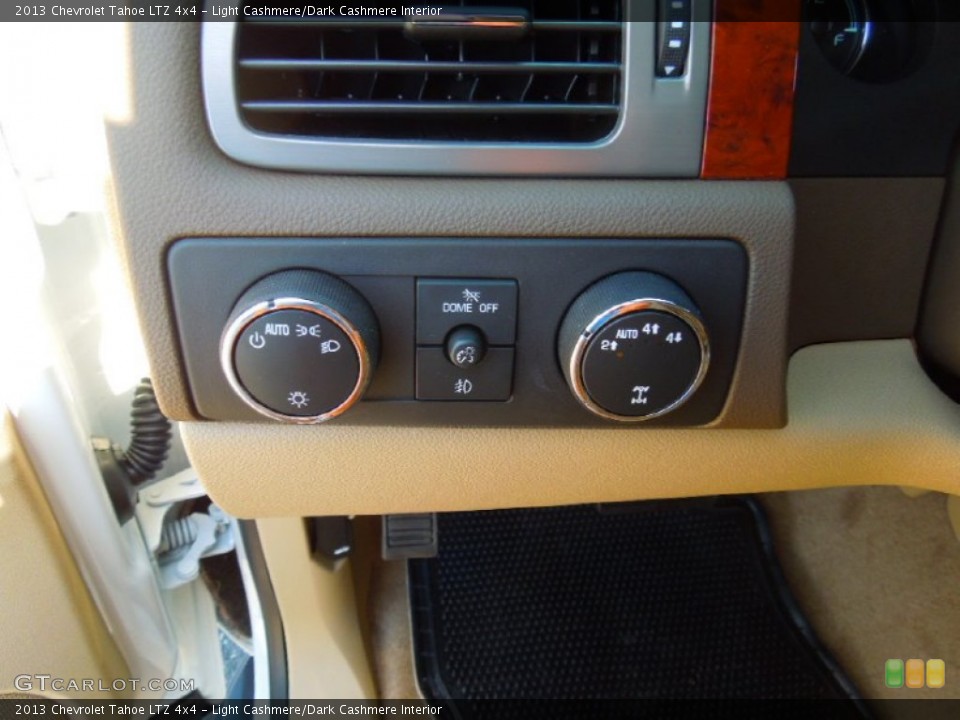 Light Cashmere/Dark Cashmere Interior Controls for the 2013 Chevrolet Tahoe LTZ 4x4 #68403462