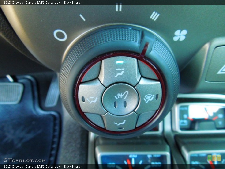 Black Interior Controls for the 2013 Chevrolet Camaro SS/RS Convertible #68403807
