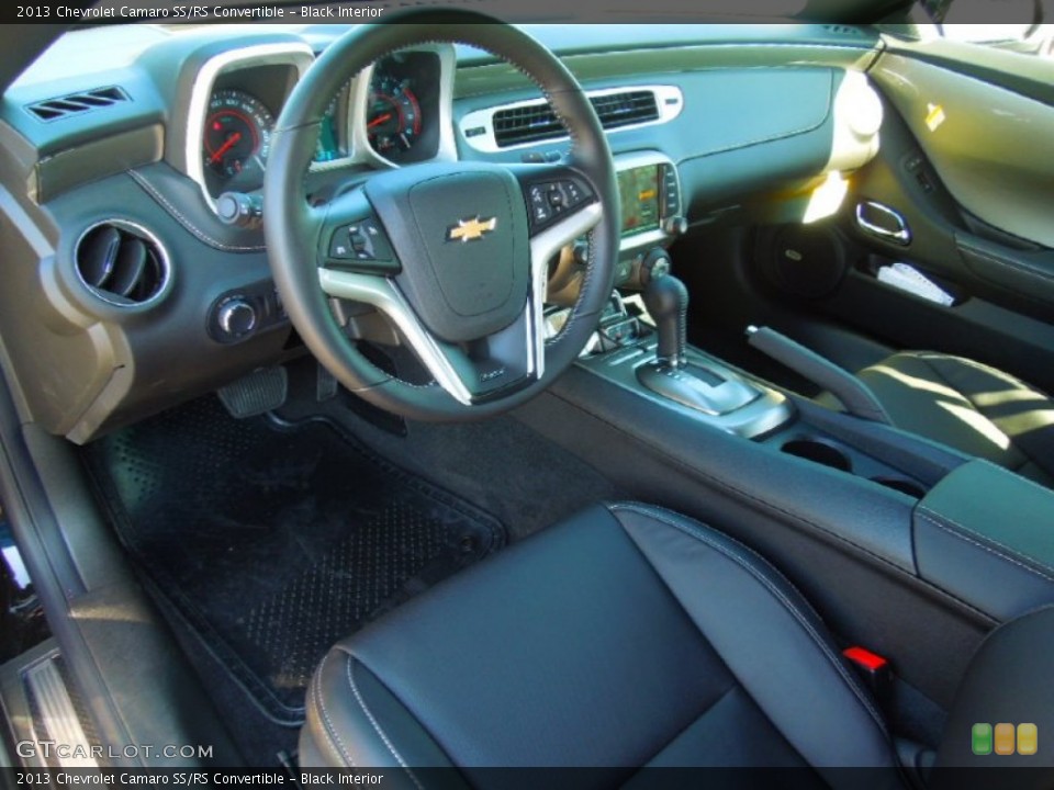 Black Interior Prime Interior for the 2013 Chevrolet Camaro SS/RS Convertible #68403843