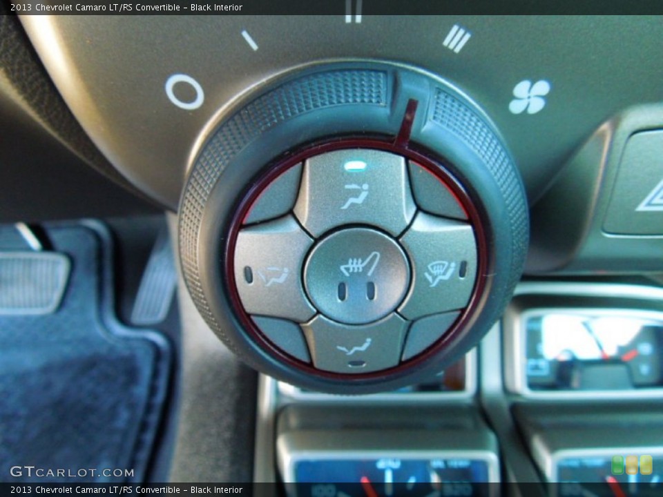 Black Interior Controls for the 2013 Chevrolet Camaro LT/RS Convertible #68403882