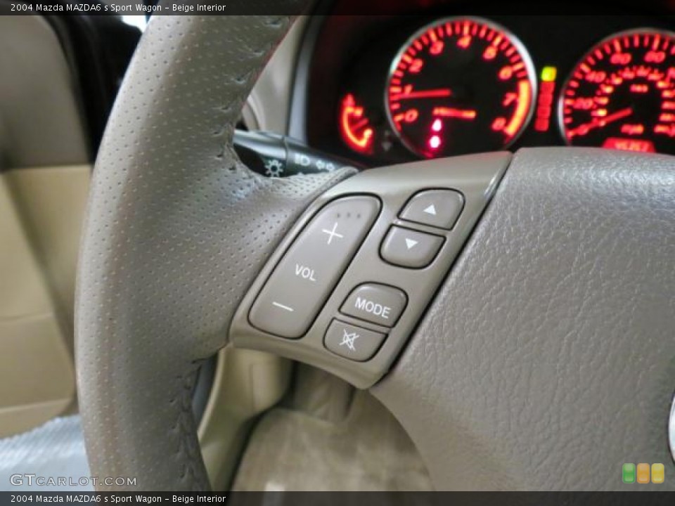 Beige Interior Controls for the 2004 Mazda MAZDA6 s Sport Wagon #68407961