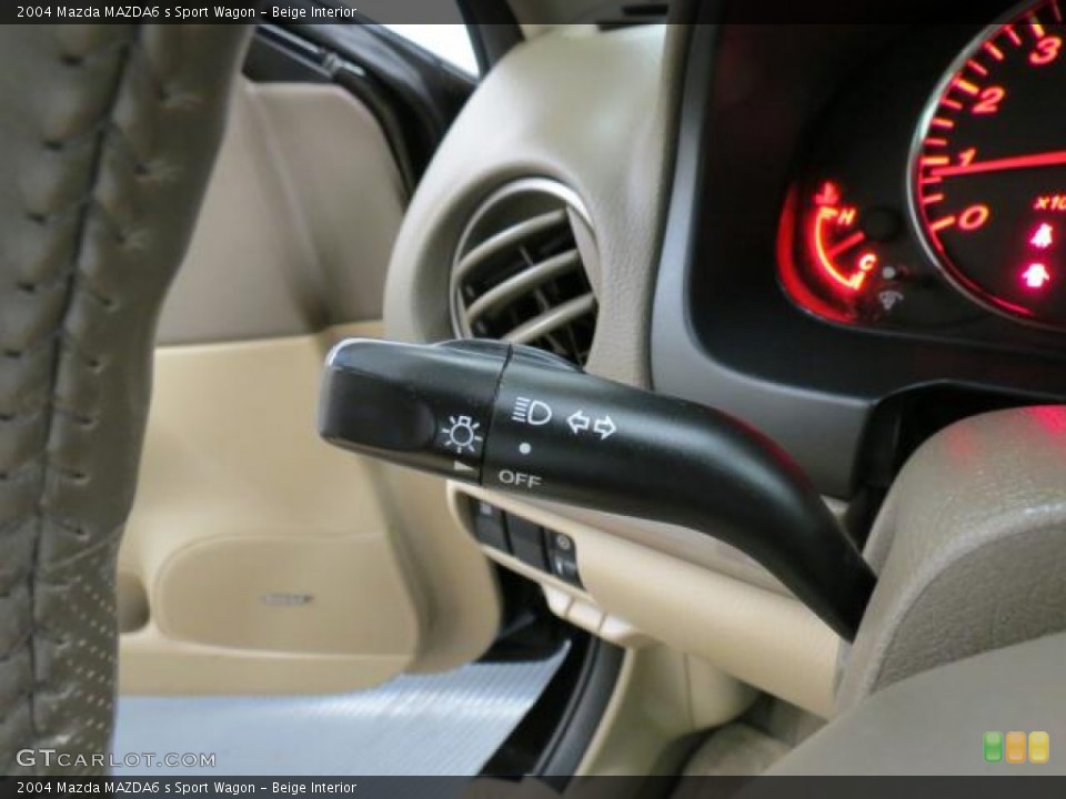 Beige Interior Controls for the 2004 Mazda MAZDA6 s Sport Wagon #68407979