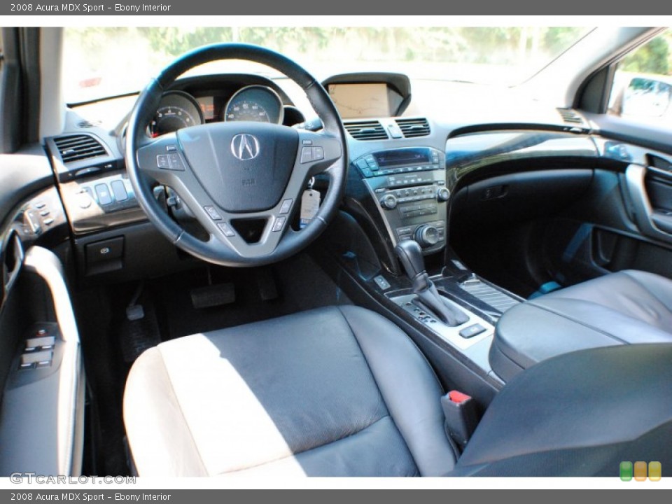 Ebony 2008 Acura MDX Interiors
