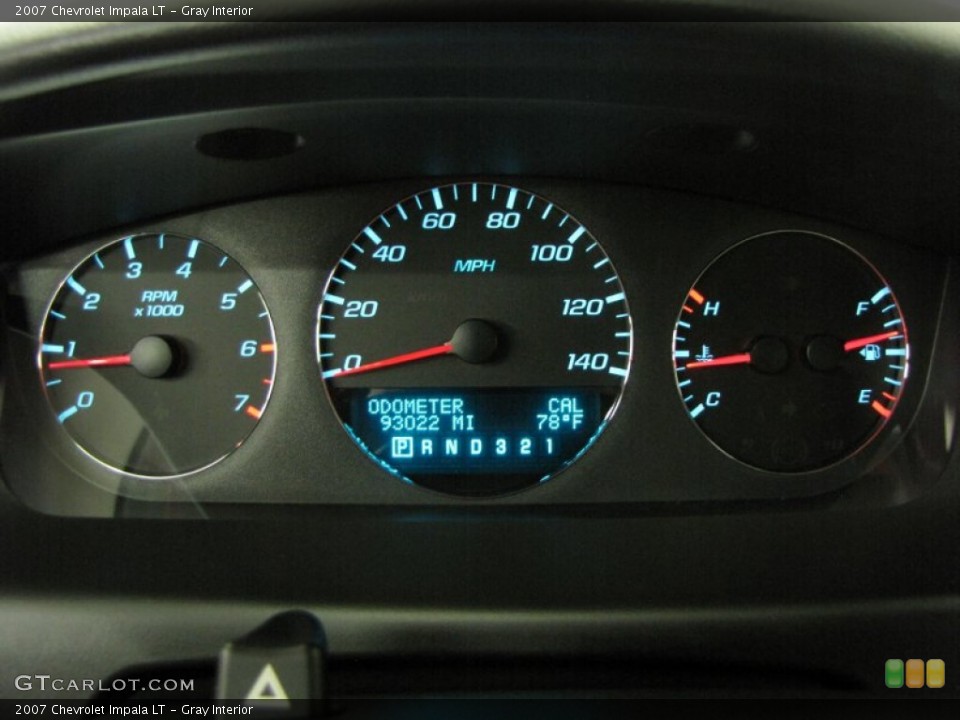 Gray Interior Gauges for the 2007 Chevrolet Impala LT #68408949