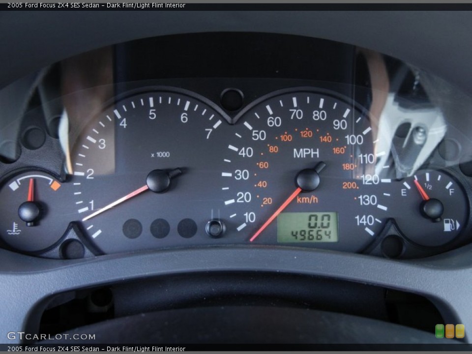Dark Flint/Light Flint Interior Gauges for the 2005 Ford Focus ZX4 SES Sedan #68410055