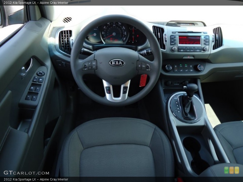Alpine Gray Interior Dashboard for the 2012 Kia Sportage LX #68410076