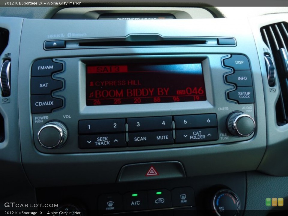 Alpine Gray Interior Audio System for the 2012 Kia Sportage LX #68410103