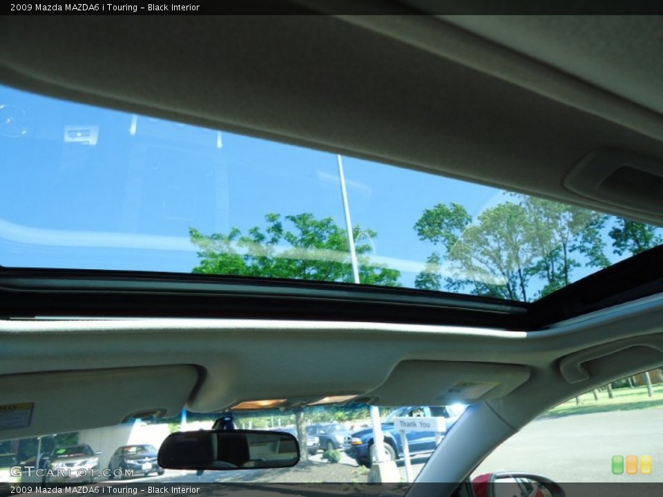 Black Interior Sunroof for the 2009 Mazda MAZDA6 i Touring #68410724