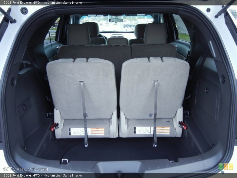 Medium Light Stone Interior Trunk for the 2013 Ford Explorer 4WD #68411228