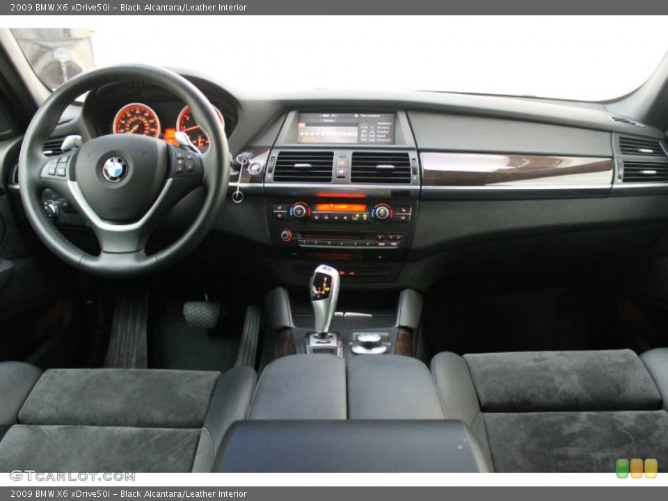 Black Alcantara/Leather Interior Dashboard for the 2009 BMW X6 xDrive50i #68412245