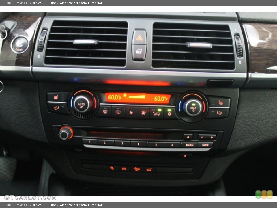 Black Alcantara/Leather Interior Controls for the 2009 BMW X6 xDrive50i #68412254