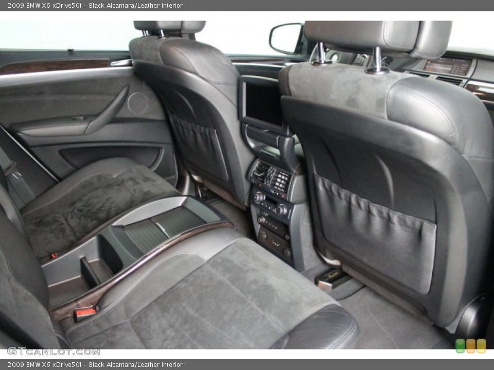 Black Alcantara/Leather Interior Rear Seat for the 2009 BMW X6 xDrive50i #68412291