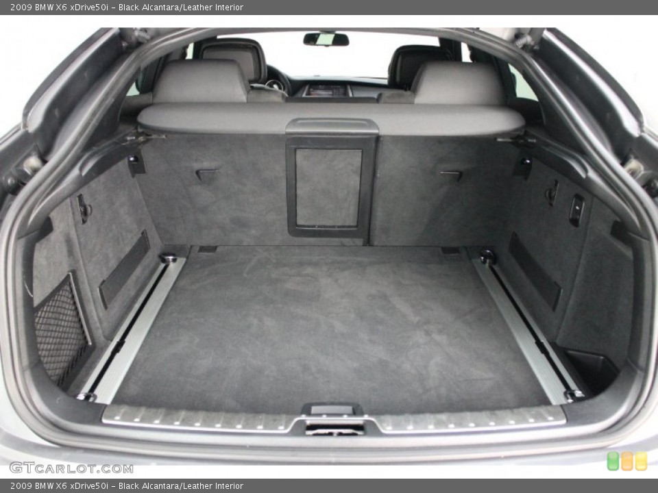 Black Alcantara/Leather Interior Trunk for the 2009 BMW X6 xDrive50i #68412323