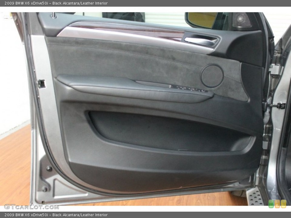 Black Alcantara/Leather Interior Door Panel for the 2009 BMW X6 xDrive50i #68412332