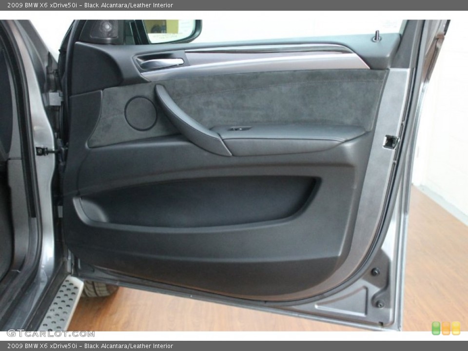Black Alcantara/Leather Interior Door Panel for the 2009 BMW X6 xDrive50i #68412341