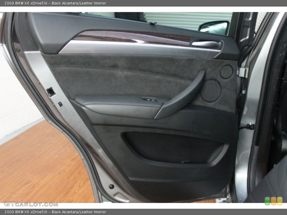 Black Alcantara/Leather Interior Door Panel for the 2009 BMW X6 xDrive50i #68412353