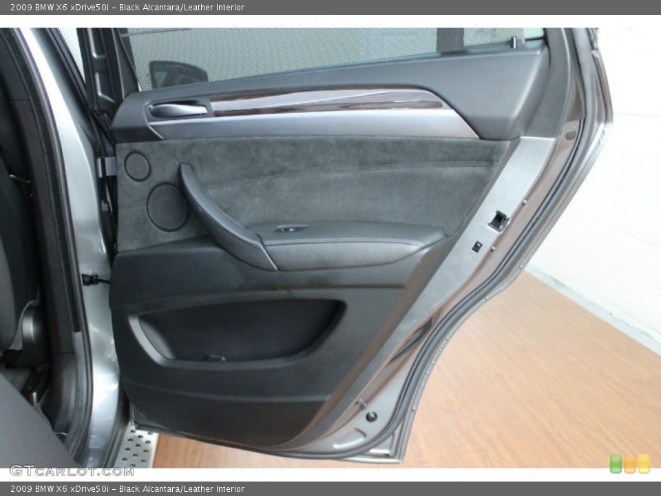 Black Alcantara/Leather Interior Door Panel for the 2009 BMW X6 xDrive50i #68412362