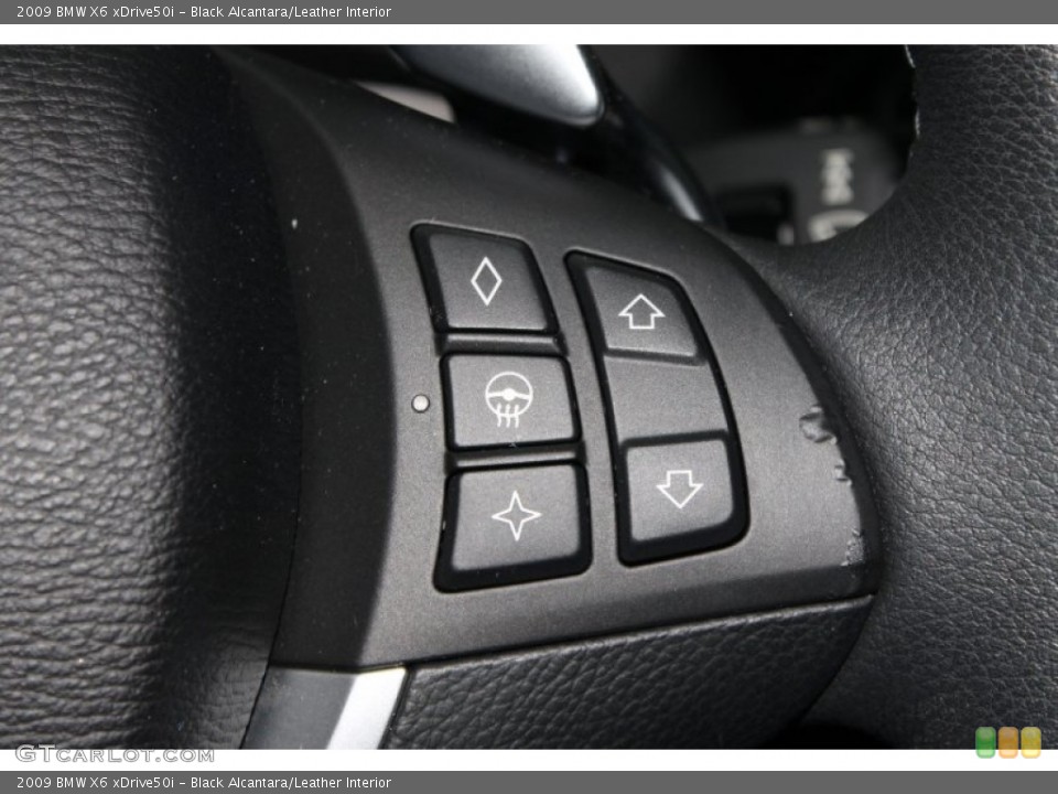 Black Alcantara/Leather Interior Controls for the 2009 BMW X6 xDrive50i #68412392