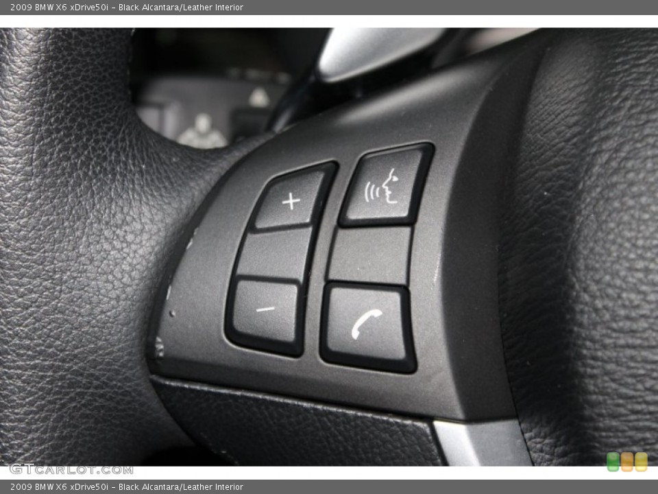 Black Alcantara/Leather Interior Controls for the 2009 BMW X6 xDrive50i #68412401