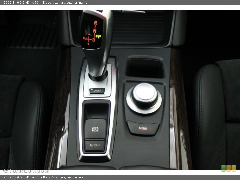 Black Alcantara/Leather Interior Transmission for the 2009 BMW X6 xDrive50i #68412419