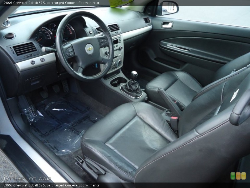 Ebony Interior Prime Interior for the 2006 Chevrolet Cobalt SS Supercharged Coupe #68412739