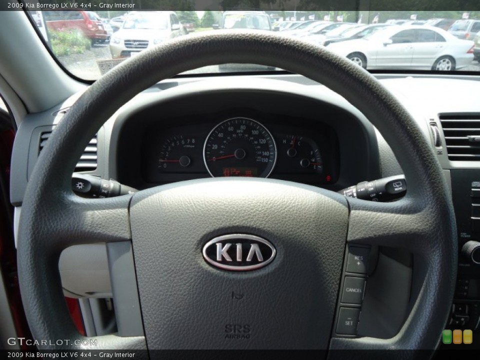 Gray Interior Steering Wheel for the 2009 Kia Borrego LX V6 4x4 #68413088