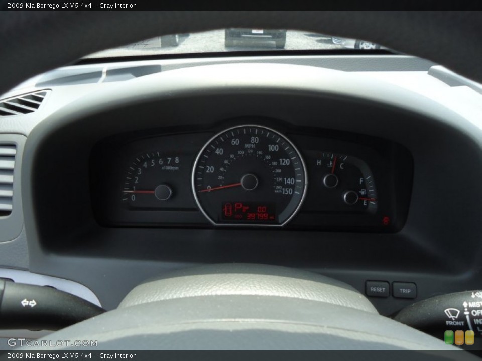Gray Interior Gauges for the 2009 Kia Borrego LX V6 4x4 #68413097
