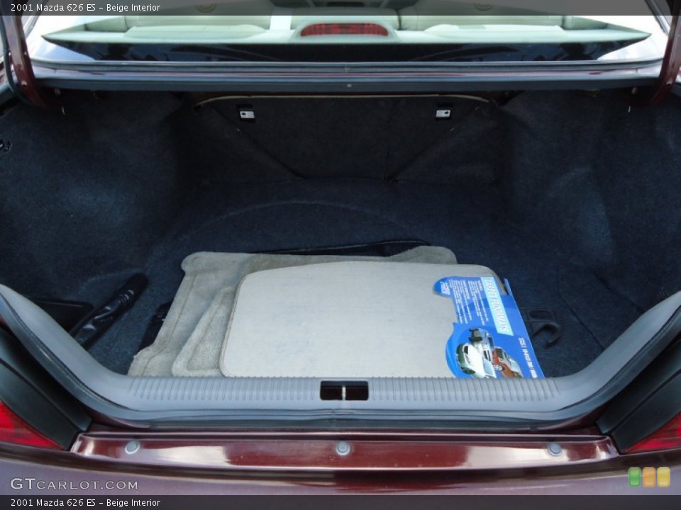 Beige Interior Trunk for the 2001 Mazda 626 ES #68413460