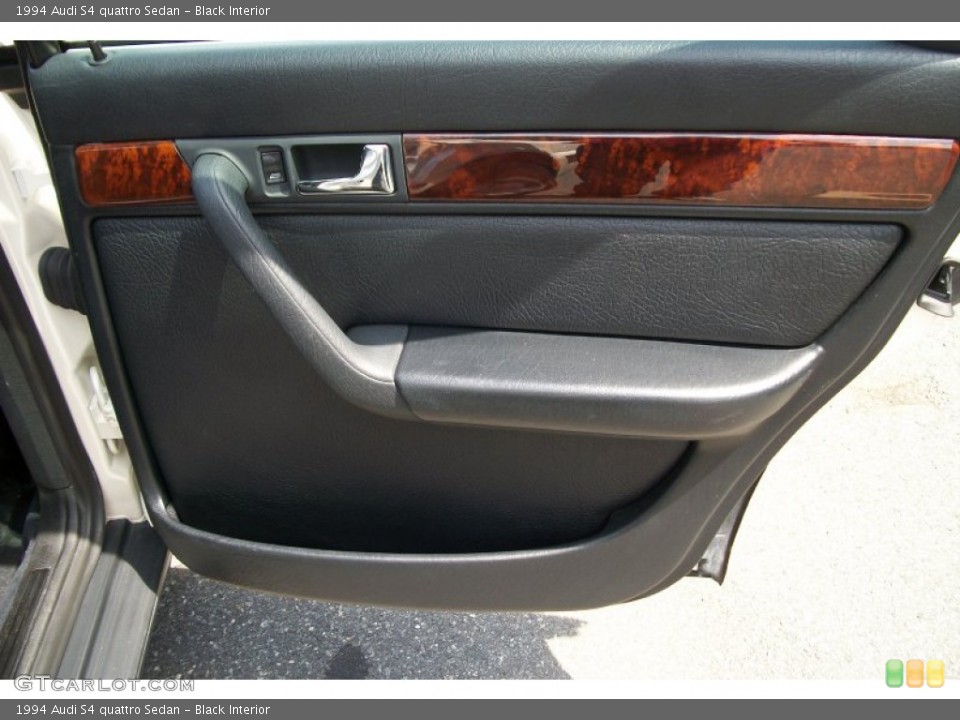 Black Interior Door Panel for the 1994 Audi S4 quattro Sedan #68413949