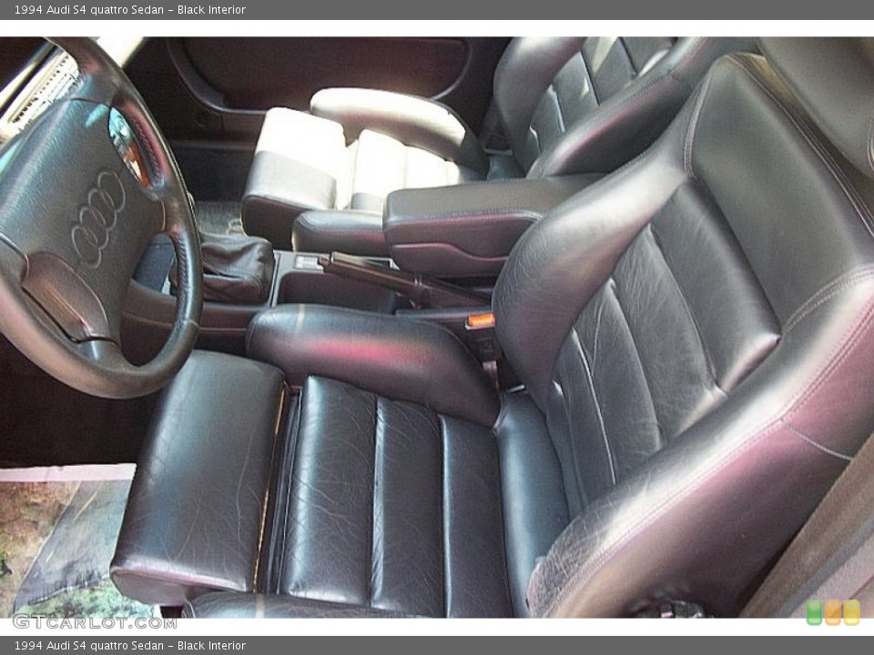 Black Interior Front Seat for the 1994 Audi S4 quattro Sedan #68413985