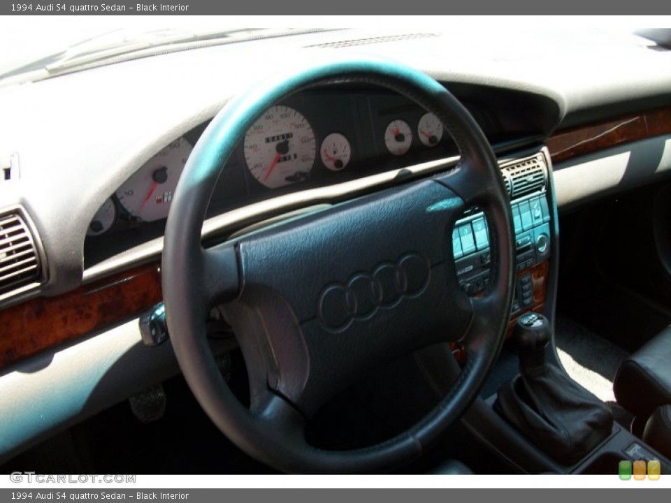 Black Interior Steering Wheel for the 1994 Audi S4 quattro Sedan #68414072
