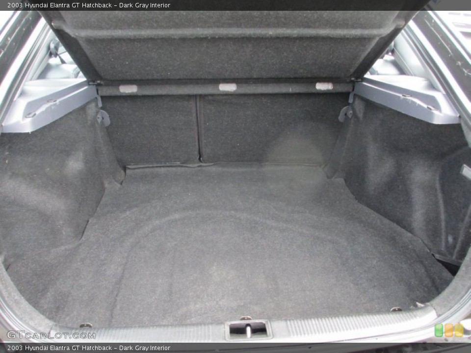 Dark Gray Interior Trunk for the 2003 Hyundai Elantra GT Hatchback #68414315