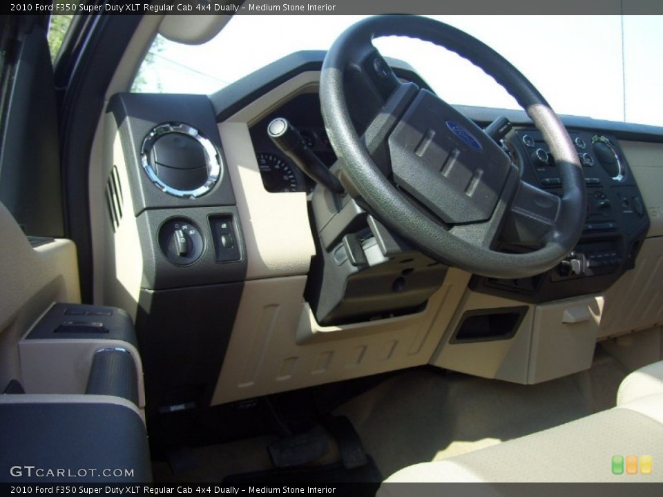 Medium Stone Interior Steering Wheel for the 2010 Ford F350 Super Duty XLT Regular Cab 4x4 Dually #68415473