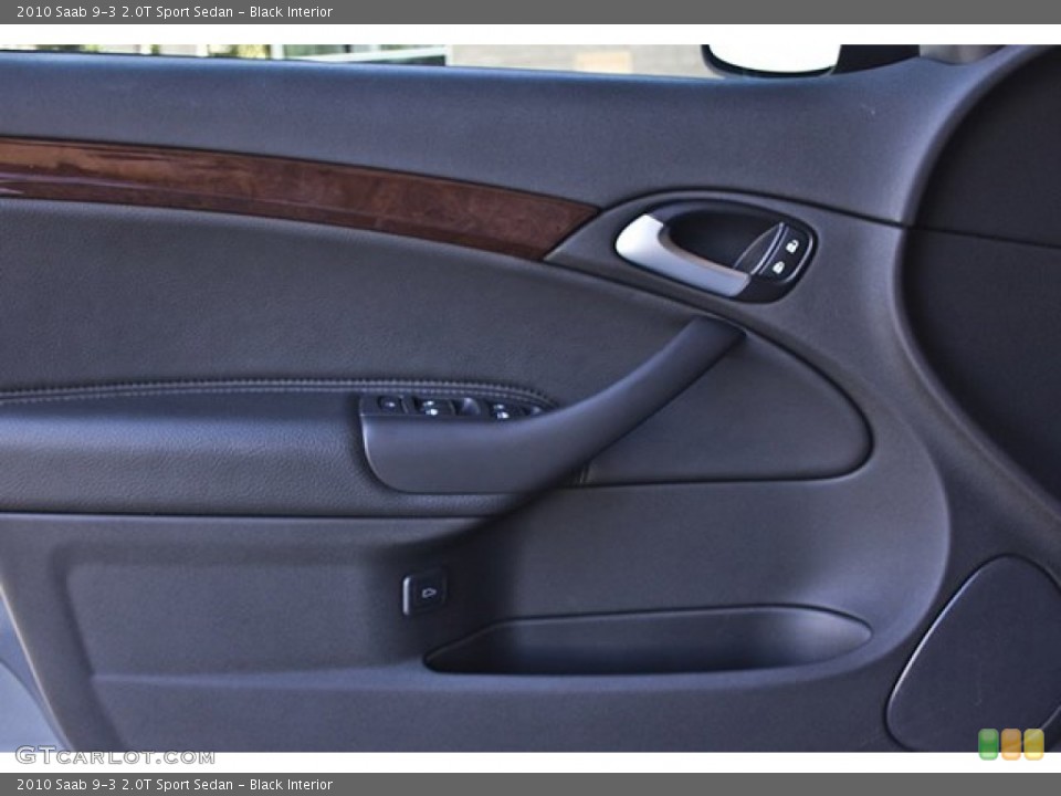 Black Interior Door Panel for the 2010 Saab 9-3 2.0T Sport Sedan #68415743