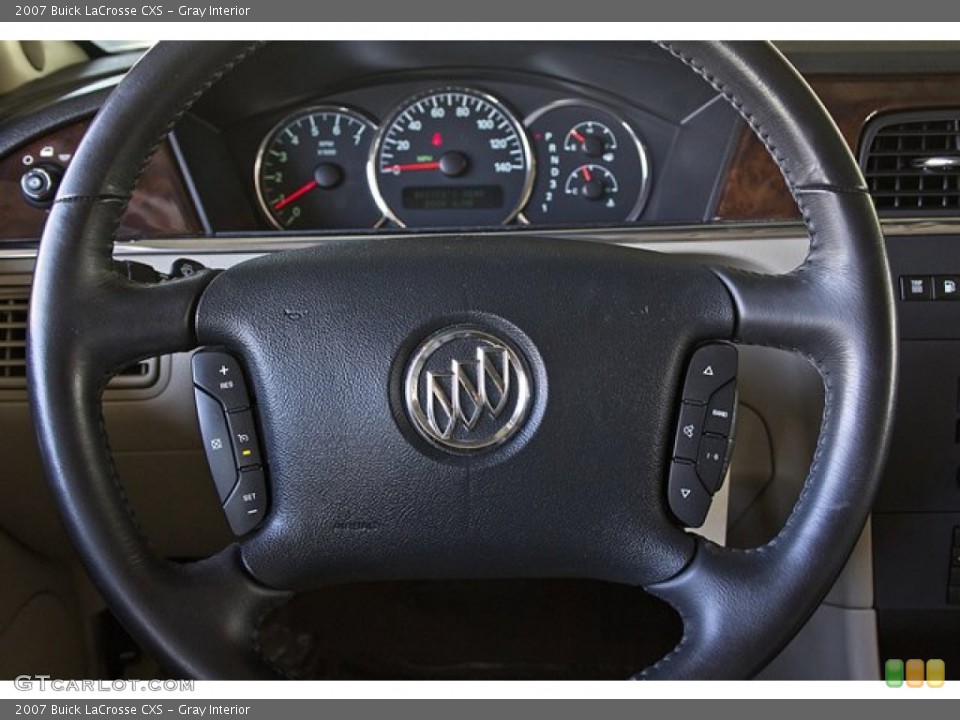 Gray Interior Steering Wheel for the 2007 Buick LaCrosse CXS #68416004