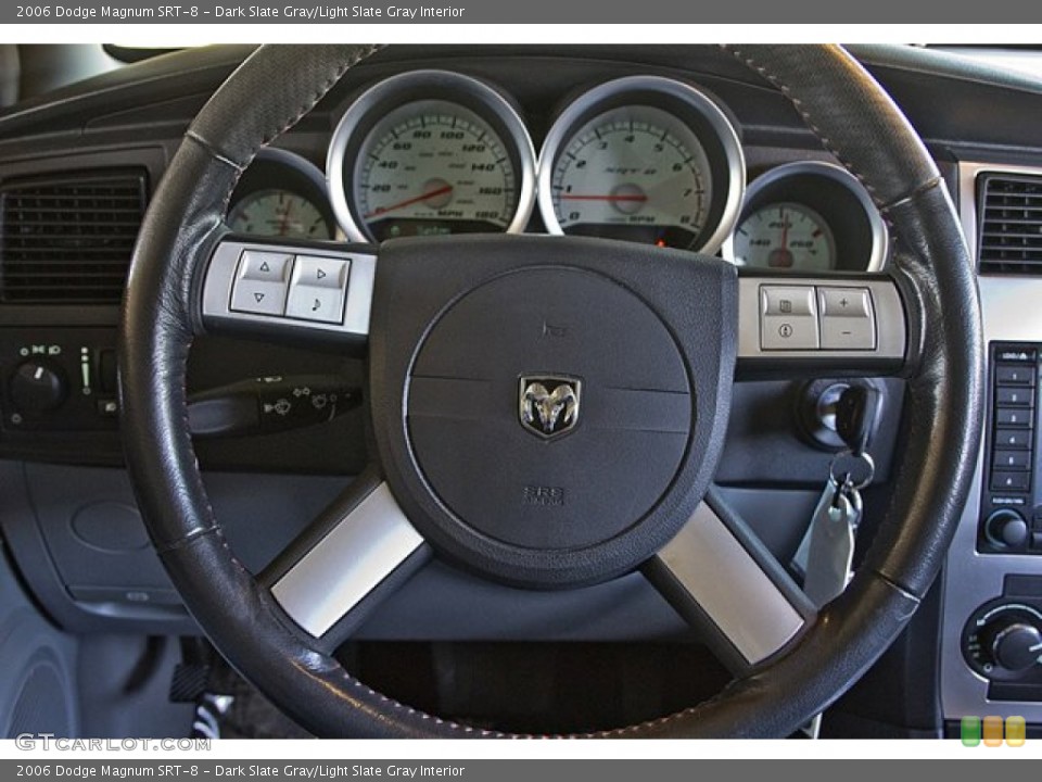 Dark Slate Gray/Light Slate Gray Interior Steering Wheel for the 2006 Dodge Magnum SRT-8 #68416259