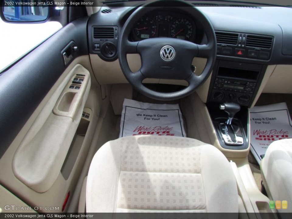 Beige Interior Dashboard for the 2002 Volkswagen Jetta GLS Wagon #68416271