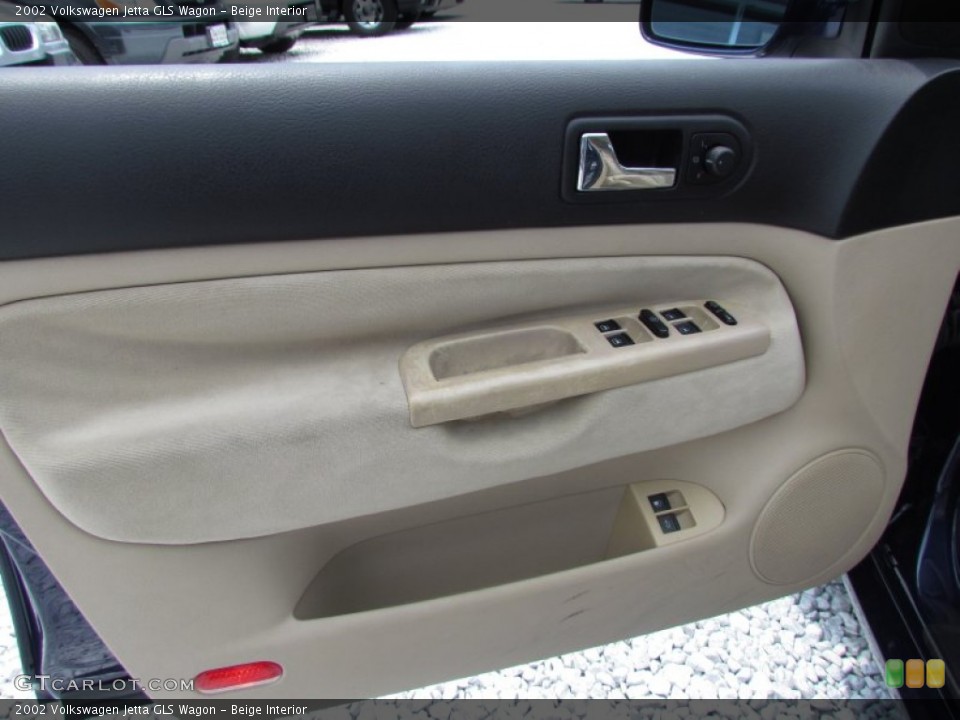 Beige Interior Door Panel for the 2002 Volkswagen Jetta GLS Wagon #68416280