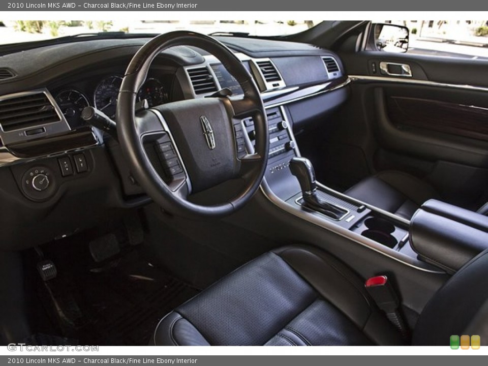 Charcoal Black/Fine Line Ebony Interior Prime Interior for the 2010 Lincoln MKS AWD #68416475