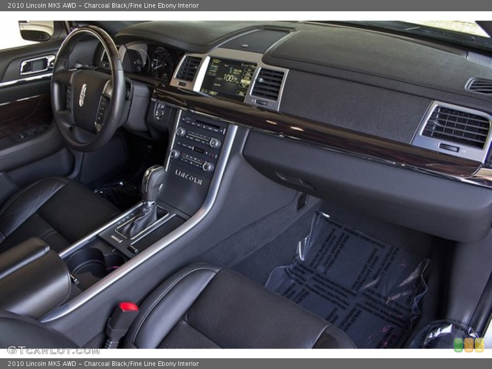 Charcoal Black/Fine Line Ebony Interior Dashboard for the 2010 Lincoln MKS AWD #68416496