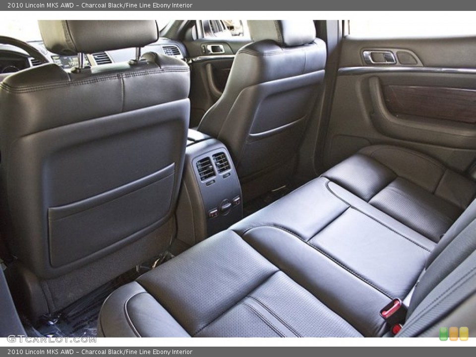 Charcoal Black/Fine Line Ebony Interior Rear Seat for the 2010 Lincoln MKS AWD #68416538