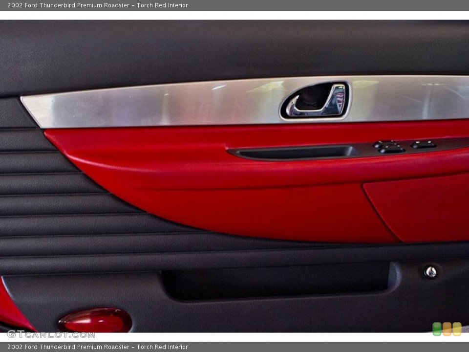 Torch Red Interior Controls for the 2002 Ford Thunderbird Premium Roadster #68416877